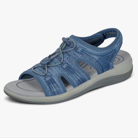 Orthofeet Womens Orthopedic Stretcheble Maui Sandals. Size 8.5 Wide - Picture 16 of 16